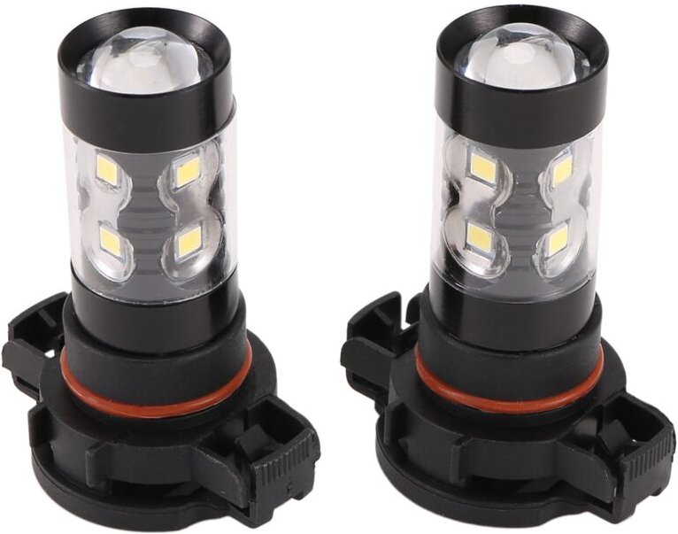 Tlily - 2x 50W 5202 H16 6000K power Super Weisse led Nebelscheinwerfer Driving Bulbs drl