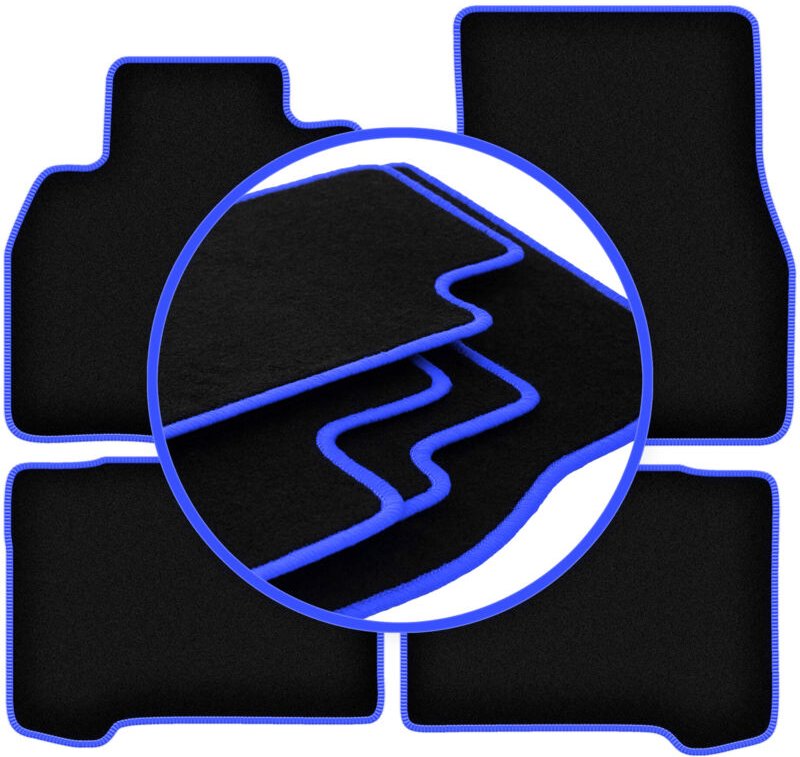 CARLUX-BLUE Autofußmatten für: Mitsubishi Grandis Minivan (2004-2010)