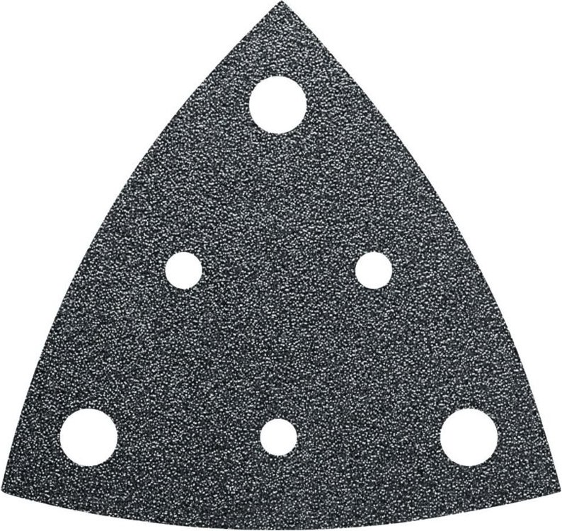 Thumbnail - Schleifblätter, gelocht, Kantenlänge 80 mm, Korn 36, 50 Stk. - Fein