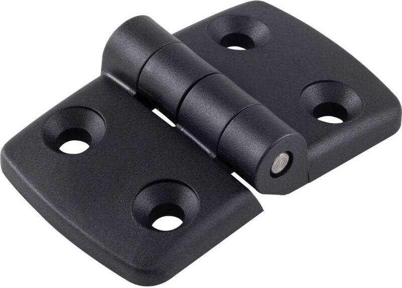 Scharnier links 32x60mm für Flächenelemente und Aluminiumprofile, Kunststoff glasfaserverstärkt - Fath