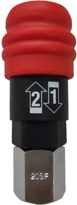 Schnellkupplungen weiblich mit Gewinde 3/8'' - L.41mm