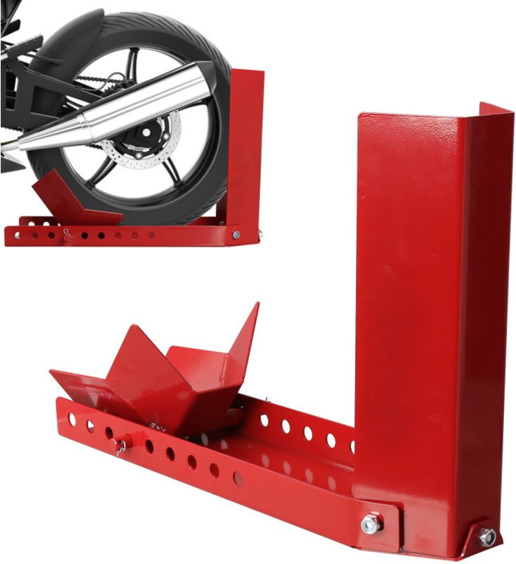 Vingo - Motorradwippe Motorrad vorne Verladehilfe Schiene Vorderradklemme Radwippe Motorrad Radklemme Motorradständer