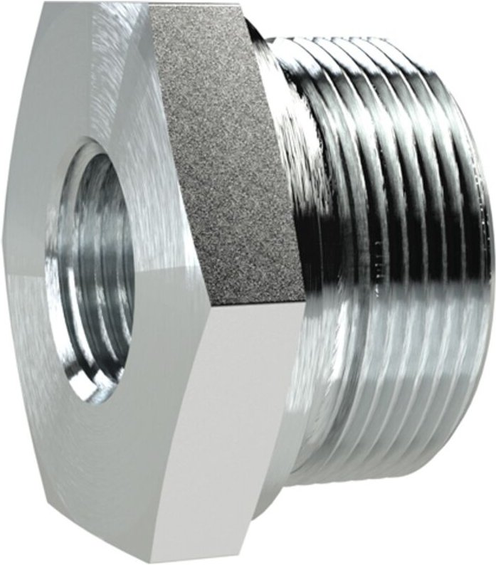 Lange Wechselreduzierung, g 1/2 a., g 1 i., Stahl verzinkt - Riegler