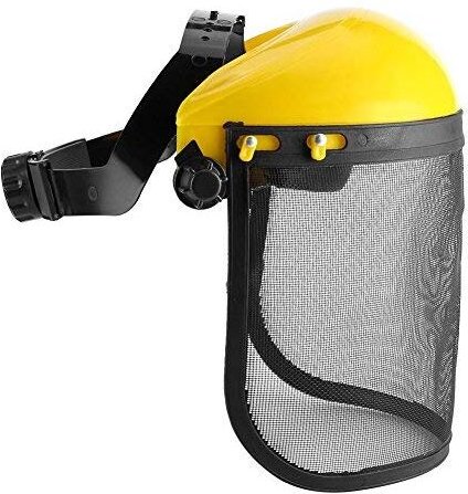 Ej.life - Wytino Helm-Mütze, Schutzhelm-Mütze mit Vollmaschen-Visier zum Schutz des Freischneiders vor Waldbewuchs