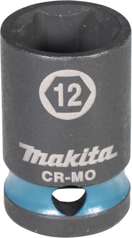 E-15936 Steckschlüssel 3/8" SW12 Impact Black kurz - Makita