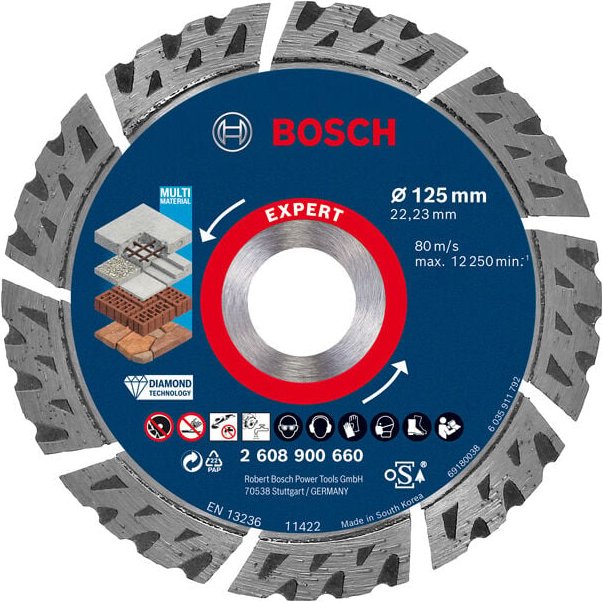 Dia ts MultiMat 125x22.23x2.2x12 ex - 2608900660 - Bosch