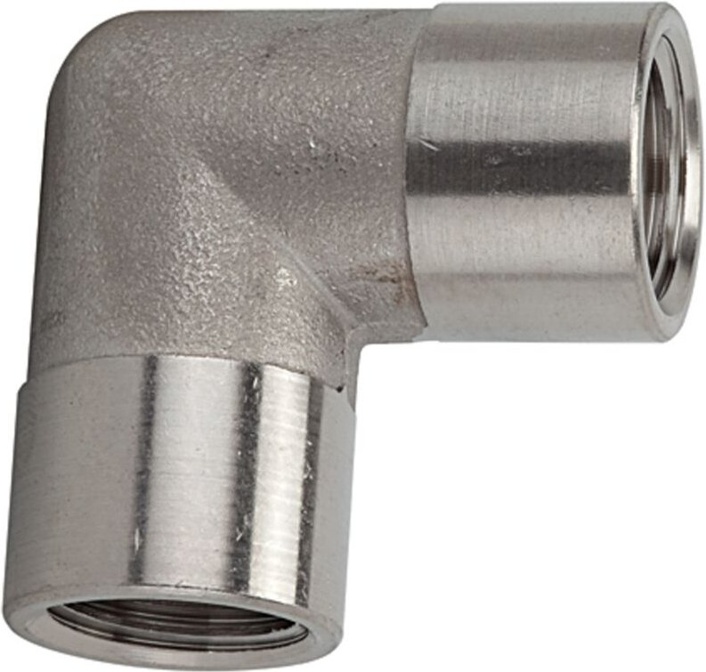 Winkelstück, innen/innen, g 1/4, Edelstahl 1.4404 - Riegler