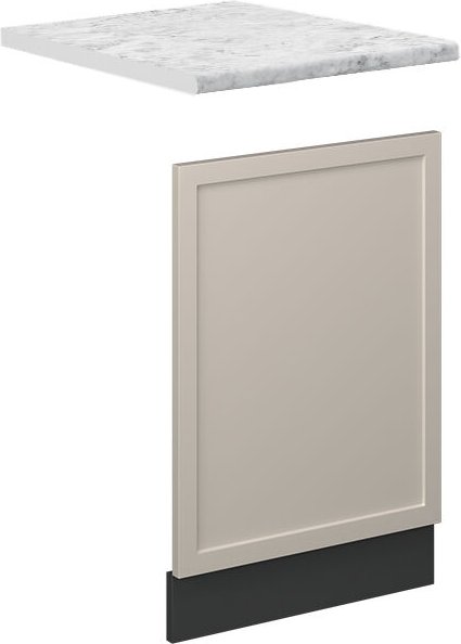 Vicco - Frontblende Fame-Line, GrauBeige, 45 cm, ap Marmor