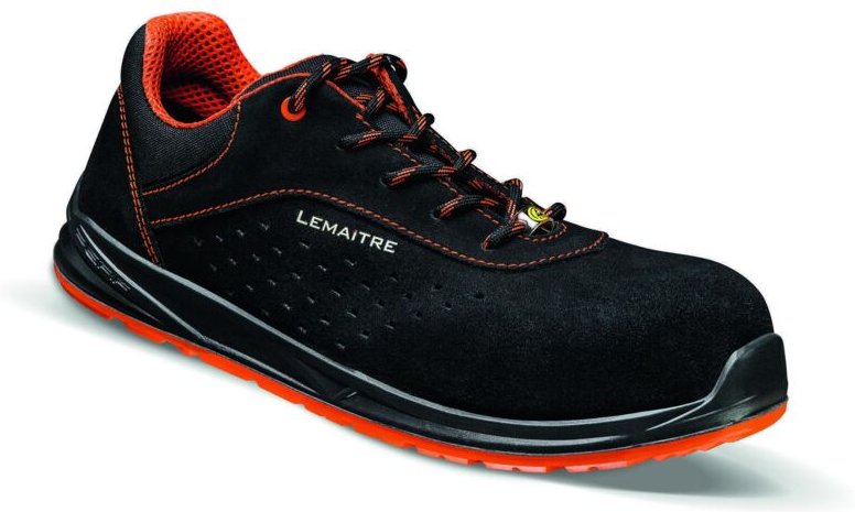 Sicherheits-Sneaker ESD BLACKTRIGGER S1 ESD SRC Schwarz/Orange 41