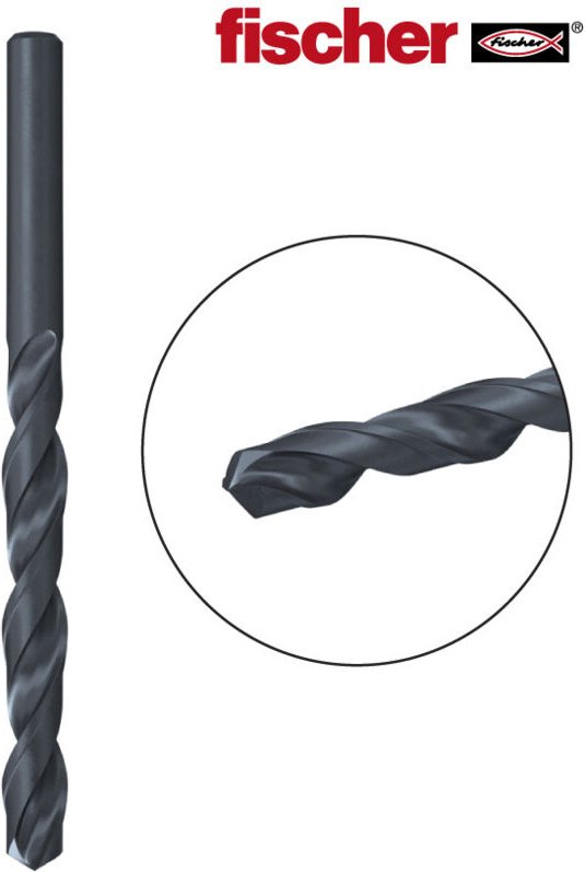 Fischer - Bohrer für Metall hss-r DIN338 10,0x87/133 530487