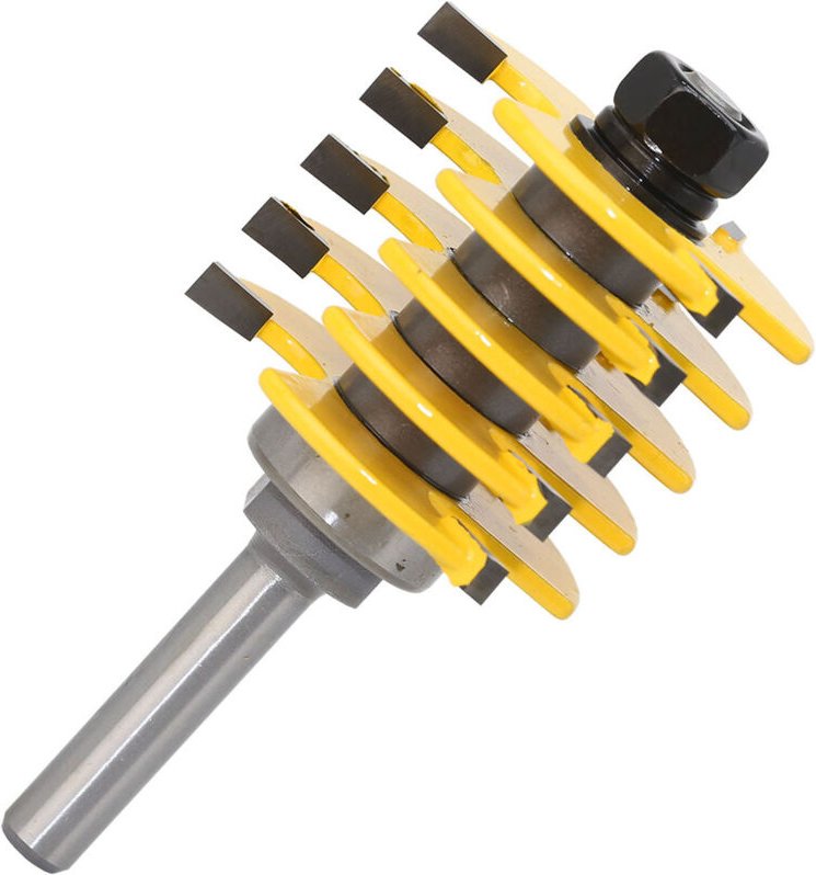 8-mm-Schaft-Stichsägeblatt, Holzzapffräser, 46 mm Schnittdurchmesser, geeignet für Holzbearbeitungswerkzeuge