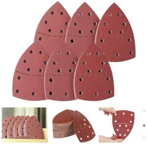 Feuilles Abrasives Triangles Papier Poncage Ponceuse Delta, 105 x152 mm, Grain 50PCS 1501802403204008001000120015002000