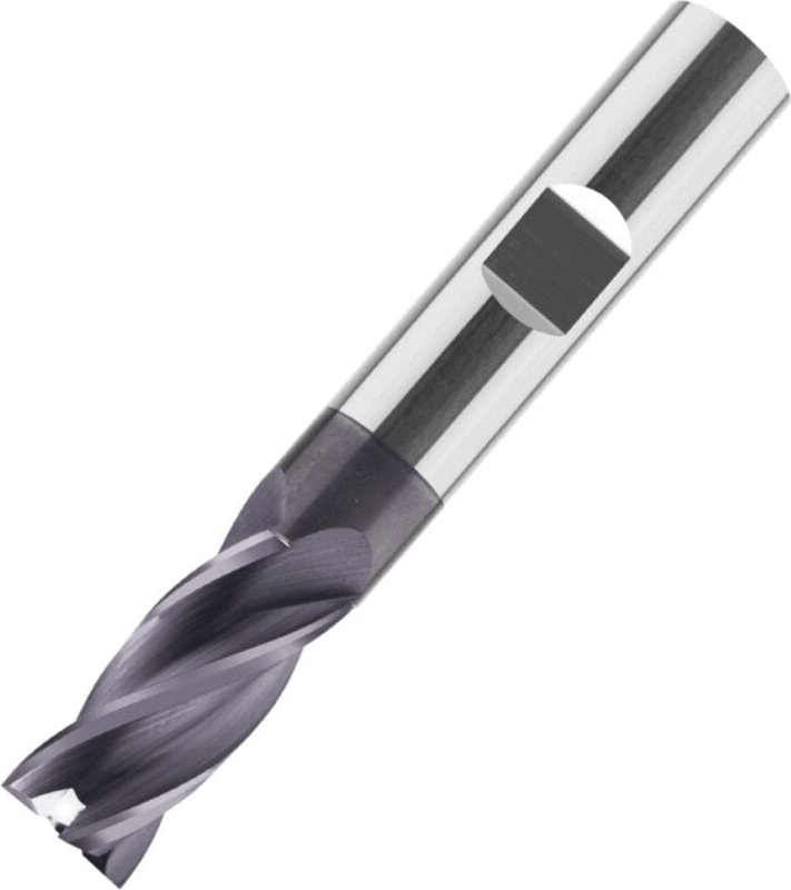 VHM-Schaftfräser kurz tialn 6 mm