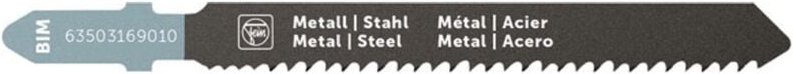 Fein 63503169010 Stichsägeblatt für Metall BIM 63 T1.9/2.2 MS SC 5 St.