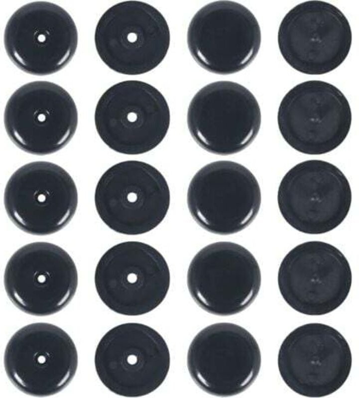 Lablanc - 10 Paar Sicherheitsgurt-Stopperknöpfe, Kunststoff-Sicherheitsgurt-Clip-Knöpfe für alle Autotypen