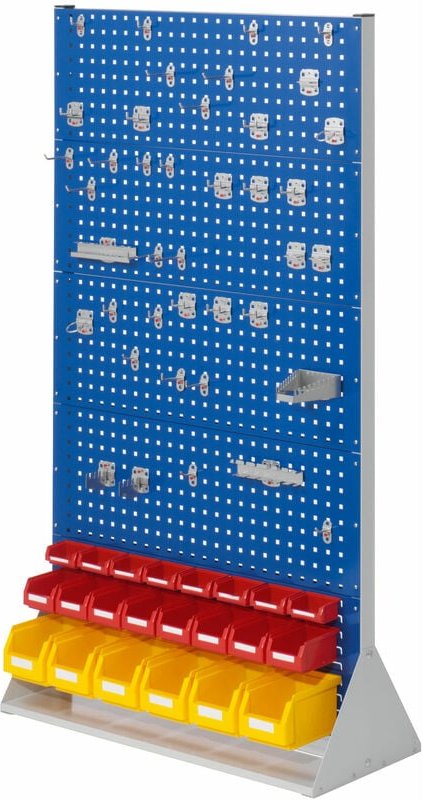 Kappes ®RasterPlan Stellwände doppelseitig Größe 5 - 8x Lochplatten 2x Schlitzplatten 1x Zubehörsortiment 62-teilig Enzi...