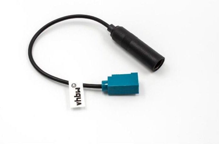 Vhbw - Autoradio Adapter kompatibel mit Mercedes ab bj 2002 - Antennenadapter Fakra (f) zu din (m) 150 Ohm