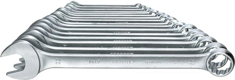 Ring-Maulschlüssel-Satz 17-tlg UD-Profil 6-22mm, 7-017, 6093580 - Gedore