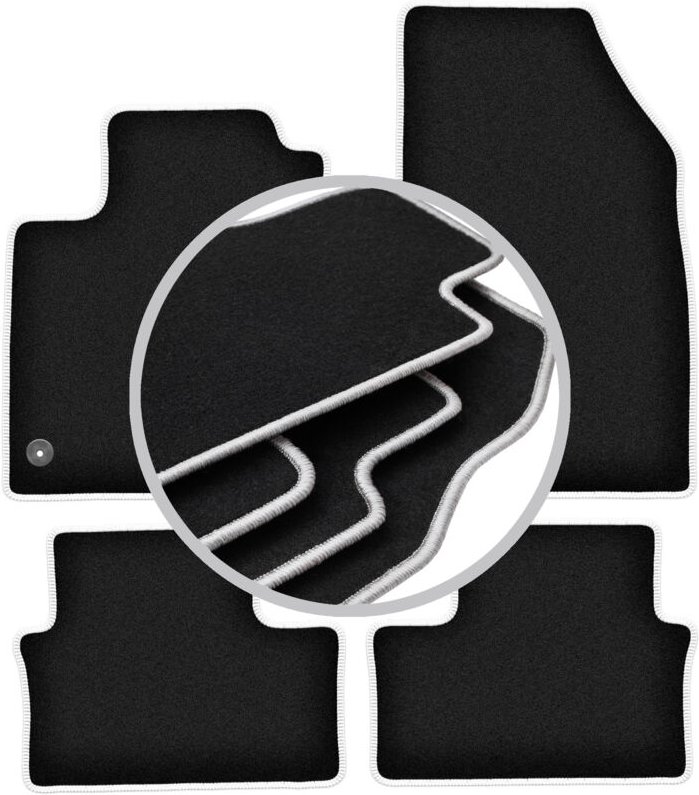 CARLUX-SILVER Autofußmatten für: Renault Clio V Fließheck (2019-)