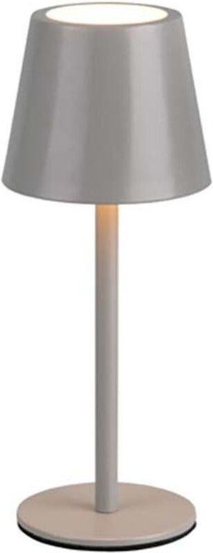 Tischleuchte dimmbar Akku Nachttischlampe Touch LED Außenbereich Metall H 21cm