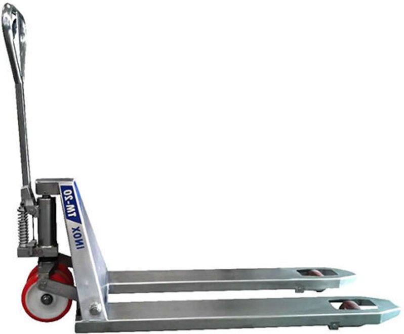 Handhubwagen aus Edelstahl 316 – Einfachrolle – 2000 kg - TM20/S/316