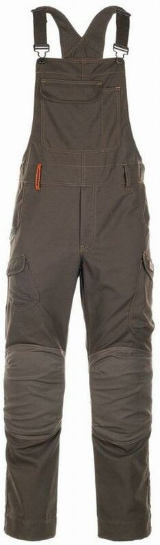 Bosseur - Latzhose Mann zag Größe 48 - Ebenholz - 11502-007