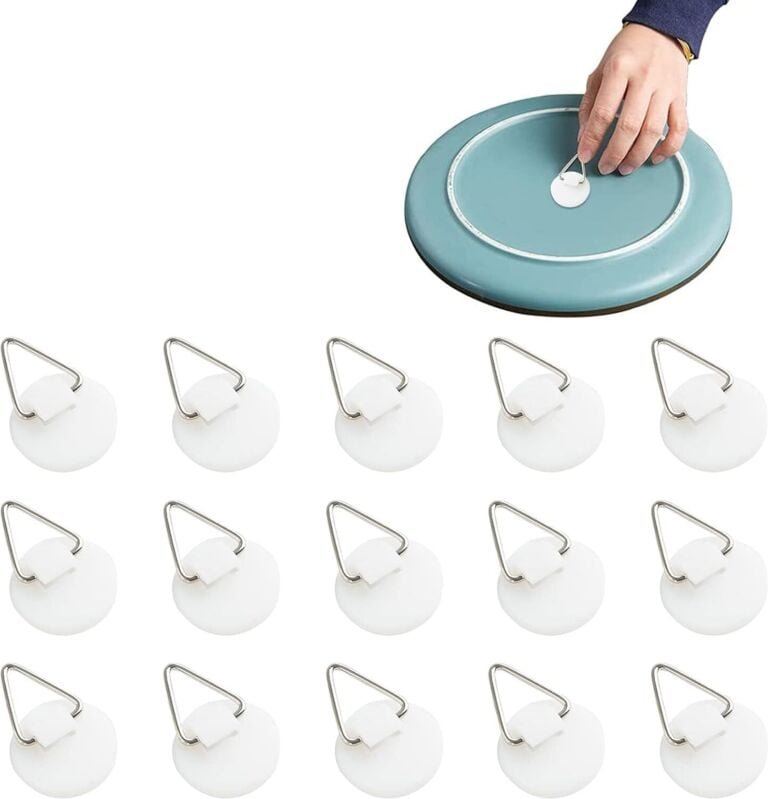 (15er-Pack) Unsichtbare Klebehaken, selbstklebende Bilderrahmenhaken, unsichtbare Klebehalterungen, selbstklebende verti...