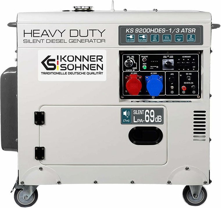 Könner&söhnen - ks 9200HDES-1/3 atsr Diesel Stromgenerator Stromerzeuger Notstromerzeuger 7.5kW
