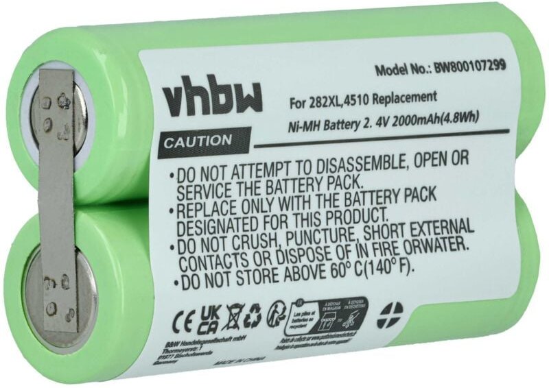 Vhbw - Akku Ersatz für 138-10334, 138-10673, 138-10727, 4822-138-10334, 4822-138-10673 für Rasierer Haarschneider (2000m...