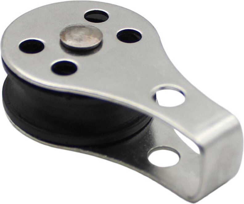 Heberolle aus Edelstahl, Einzelrolle, für große Kajaks, Kanus, Fabriken, Gebäude usw., 4er-Pack.