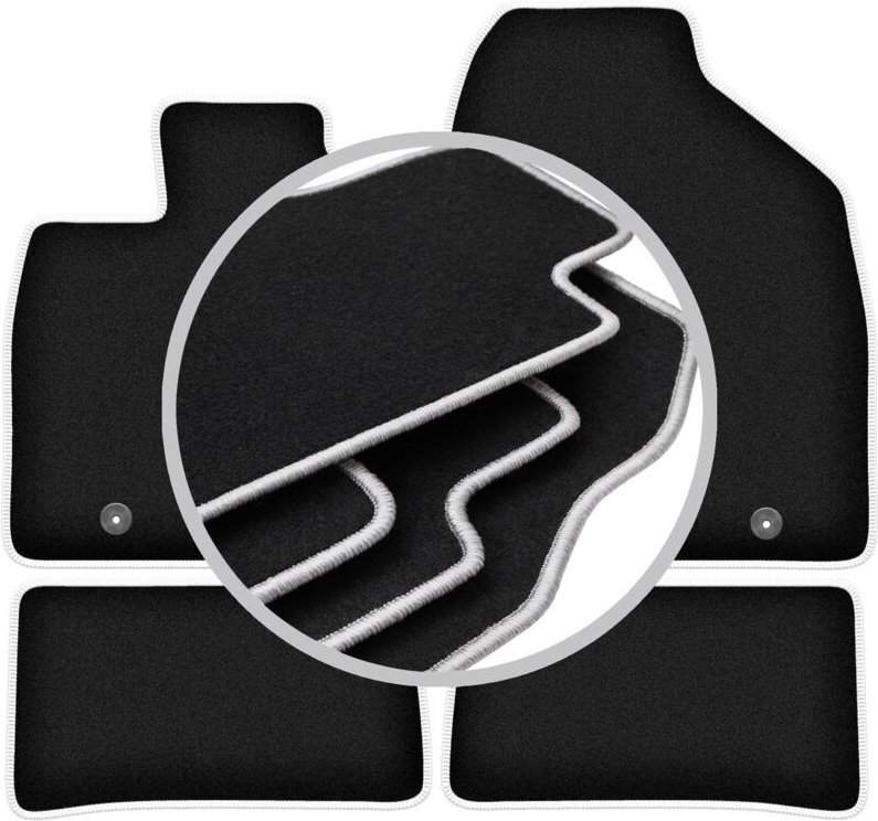 CARLUX-SILVER Autofußmatten für: Lexus CT 200H Fließheck (2010-2020)