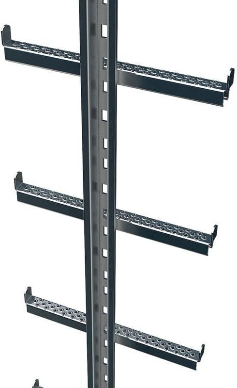 Zarges Einholmleiter mit integrierter Steigschutzschiene Edelstahl 1,40 m Länge