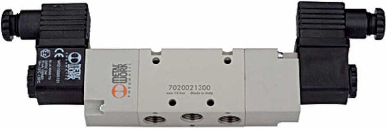 5/2-Wegeventil, elektropneumatisch, bistabil g 1/8, 230 v, 50 Hz - Riegler