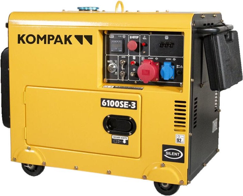 Kompak Diesel Stromaggregat 6,9 kva 400V/230V