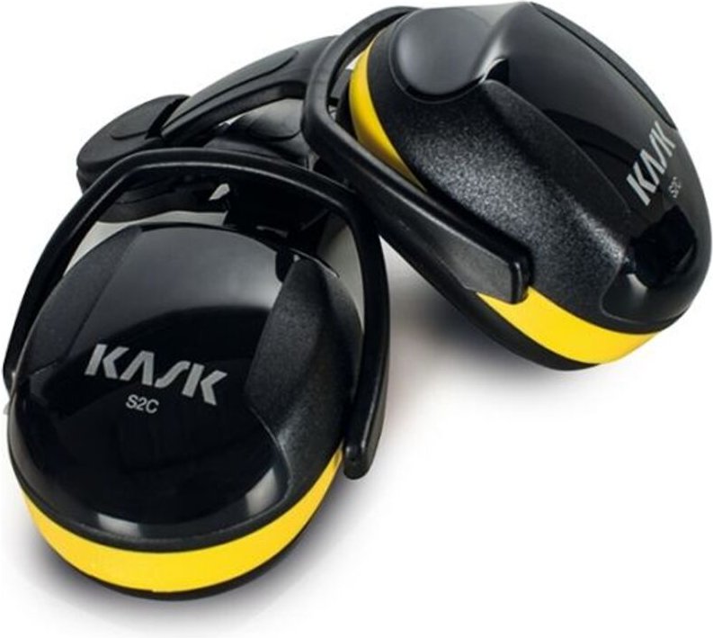 KASK Gehörschützer SC2 WHP00005 gelb für Helmbefestigung