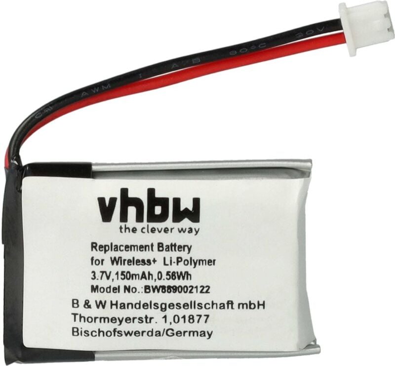 Vhbw - Akku kompatibel mit Carrera Evolution Racing Car (150mAh, 3,7V, Li-Polymer)