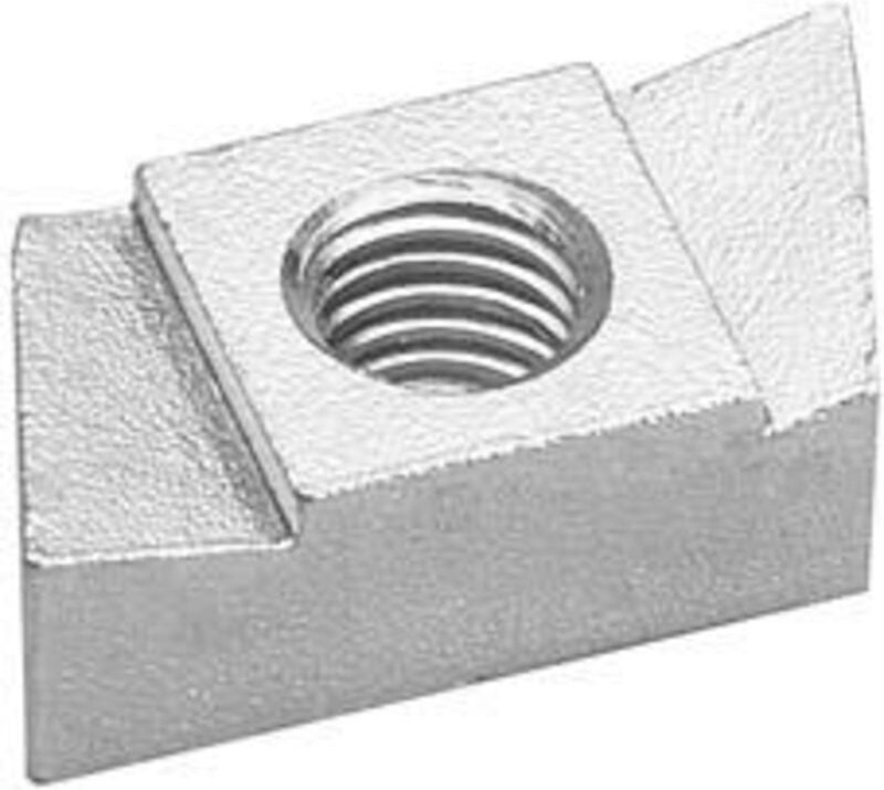 FP - Gewindeplatte Typ 40/22 galZn M10 100 Stk