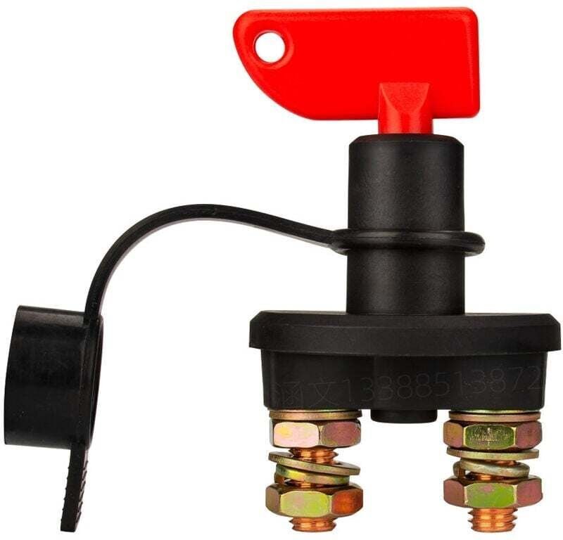 STÜCKE 12 V/24 V Batterietrennschalter Kfz-Elektrik Trennschalter Trennschalter mit Abziehbarem Schlüssel/Auto LKW/Boot