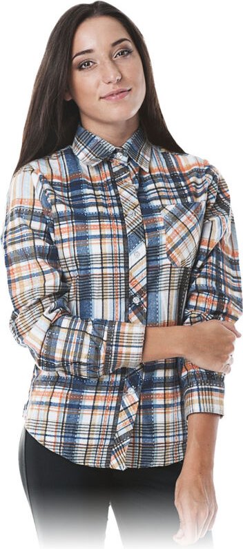 Damen-Arbeitshemd Flanellhemd XXL