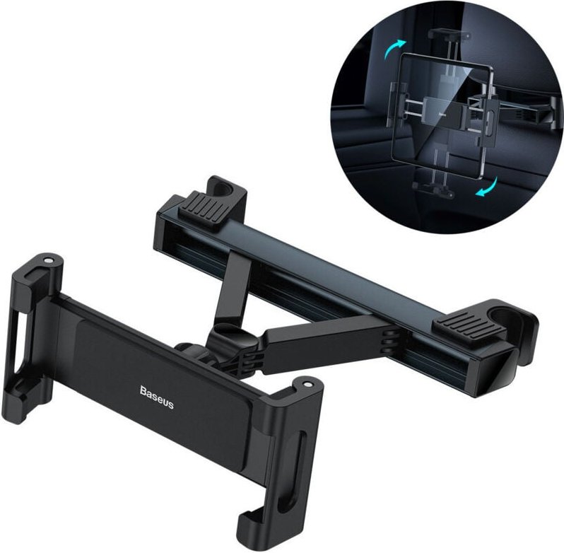 Baseus car mount joyride pro Rücksitz Handy-/Tablet-Halter, passend von 4,7 bis 12,3 Zoll, schwarz (sutq000001)