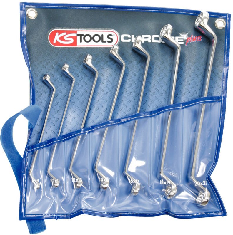 CHROMEplus Doppel-Ringschlüssel-Satz, 7-tlg