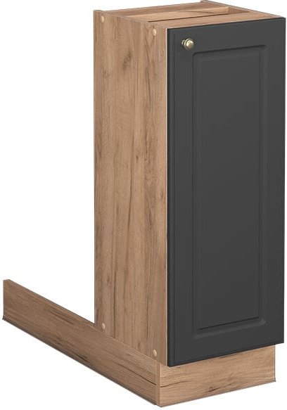 Vicco - Kücheninsel Fame-Line, Anthrazit-Gold, 30 cm ohne Arbeitsplatte