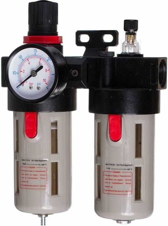 Luftfilter-Reduzierstück, pneumatischer Öler, 1/2 Zoll, 40 µm