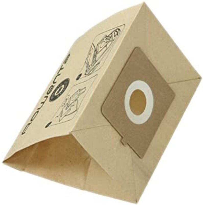 Ersatzteil - Papierbeutel x1 - Rowenta moulinex, lg