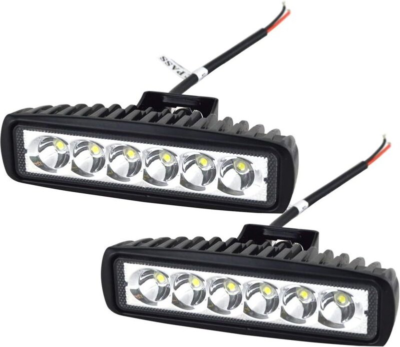 Thumbnail - LED-Arbeitslichtleiste, 12 V, 18 W, 15 cm, LED-Scheinwerfer, Auto, wasserdicht, IP67, Spot-Nebelscheinwerfer, LED-Arbeit...
