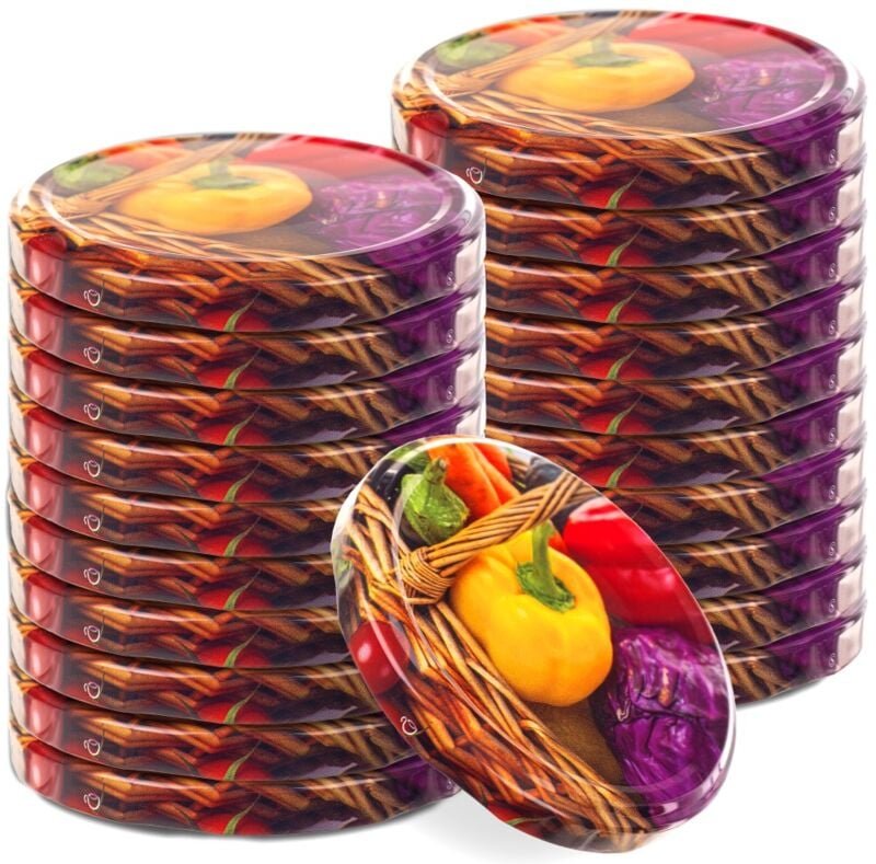 Thumbnail - Einmachglas-Deckel Fi82, Einmachglas-Verschlüsse, Verschluss, Konserven, 20x - Kadax