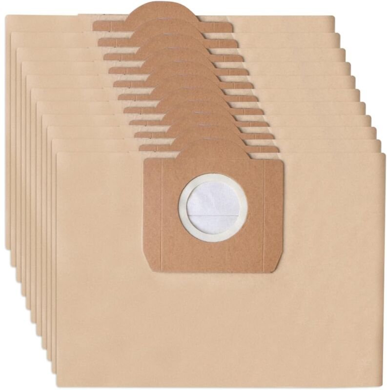 10 Stück Ersatzbeutel 6.959-130.0 für Kärcher mv 3 wd 3.200 wd 3.300M wd 3.500 p, a 22xx Serie a 25xx Serie A26xx se 400...