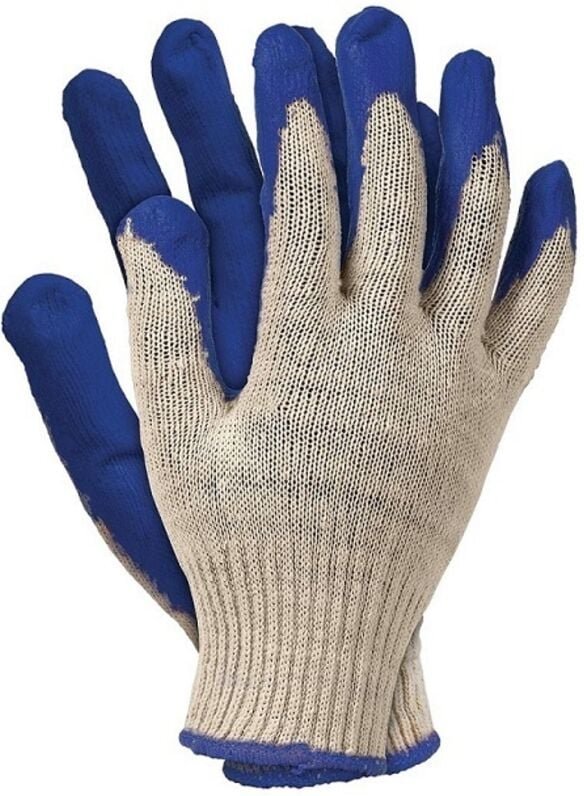 Gummibeschichtete Blaue 450 Laufhandschuhe Grösse 9 - 10 Paar - Rek Run 459