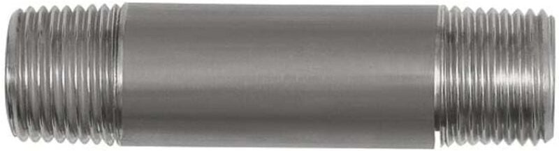 Rohrdoppelnippel, r 3/8, Länge 40 mm, Edelstahl 1.4571 - Riegler