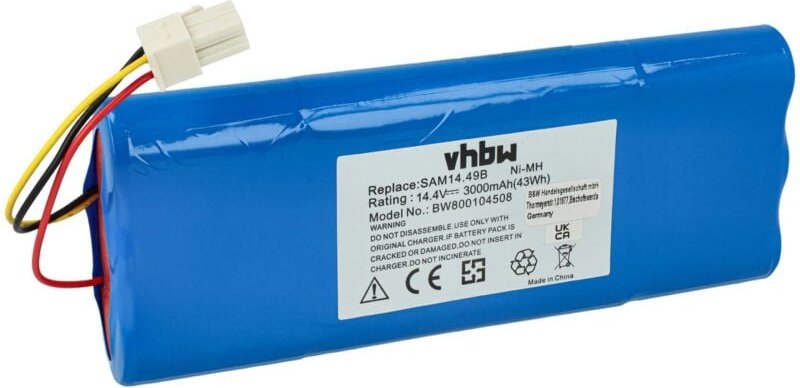 vhbw 1x Akku kompatibel mit Samsung Navibot VC-RL52VB, VC-RE72V, VC-RL50VK, VC-RL50V, VC-RL52V Home Cleaner Heimroboter ...